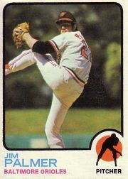1973 Topps Baseball Cards      160     Jim Palmer